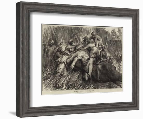 The Prince of Wales in the Terai, Padding a Tiger-Arthur Hopkins-Framed Giclee Print