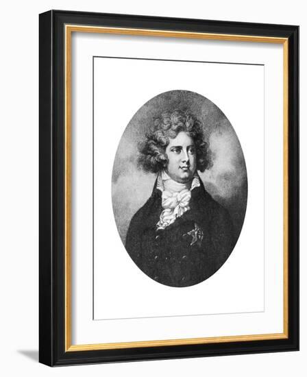 The Prince of Wales, Late 18th Century-John Conde-Framed Giclee Print