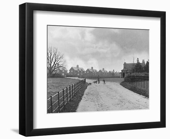 'The Prince of Wales's Model Village at Sandringham', c1896-Unknown-Framed Photographic Print