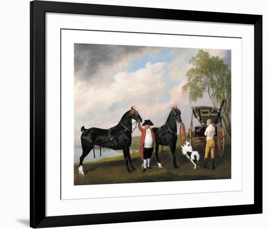 The Prince of Wales's Phaeton-George Stubbs-Framed Premium Giclee Print