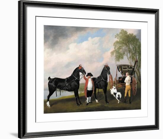 The Prince of Wales's Phaeton-George Stubbs-Framed Premium Giclee Print