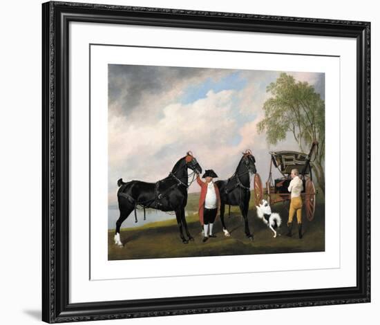 The Prince of Wales's Phaeton-George Stubbs-Framed Premium Giclee Print