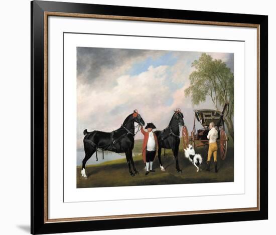 The Prince of Wales's Phaeton-George Stubbs-Framed Premium Giclee Print