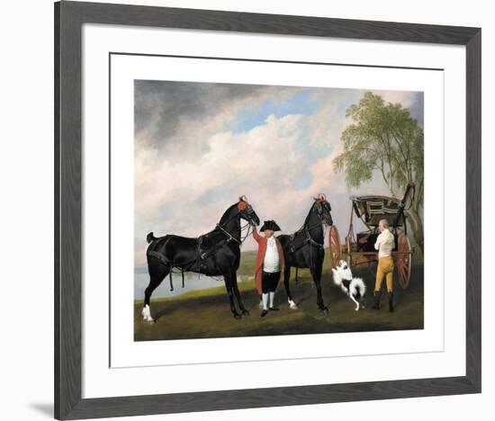 The Prince of Wales's Phaeton-George Stubbs-Framed Premium Giclee Print