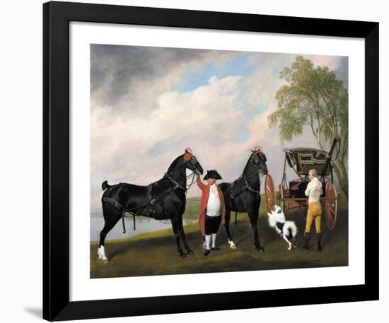 The Prince of Wales's Phaeton-George Stubbs-Framed Premium Giclee Print