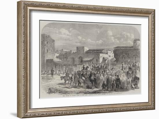 The Prince of Wales's Visit to the East, Arrival of His Royal Highness at Beyrout-null-Framed Giclee Print