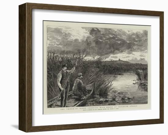 The Prince of Wales Shooting Wild Swans at Ekolsund, Sweden-Sydney Prior Hall-Framed Giclee Print