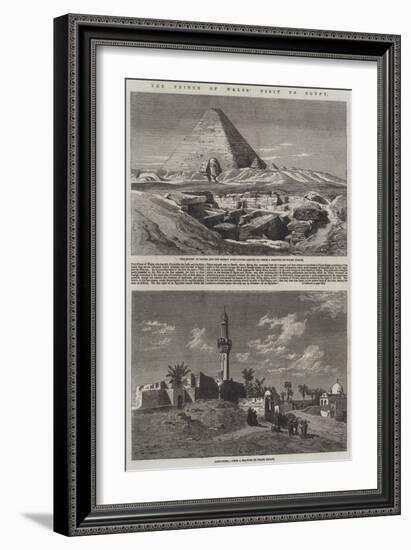 The Prince of Wales' Visit to Egypt-Frank Dillon-Framed Giclee Print