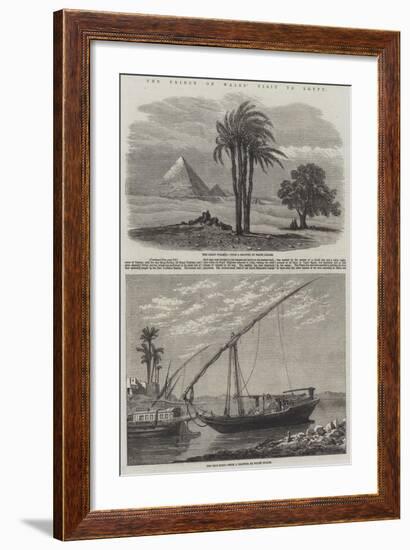 The Prince of Wales' Visit to Egypt-Frank Dillon-Framed Giclee Print