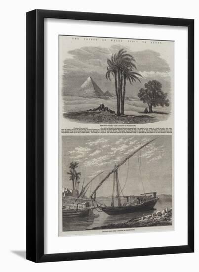 The Prince of Wales' Visit to Egypt-Frank Dillon-Framed Giclee Print