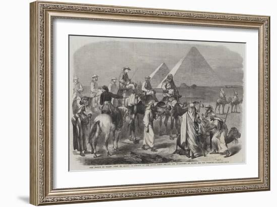 The Prince of Wales' Visit to Egypt-null-Framed Giclee Print