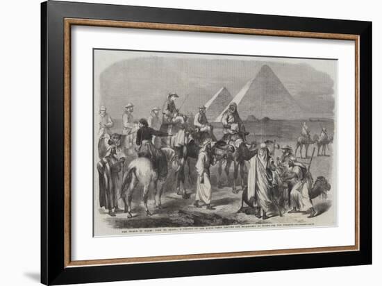 The Prince of Wales' Visit to Egypt-null-Framed Giclee Print