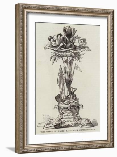The Prince of Wales' Yacht Club Challenge Cup-null-Framed Giclee Print