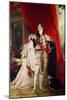 The Prince Regent, Later George IV in His Garter Robes, 1816-Thomas Lawrence-Mounted Giclee Print