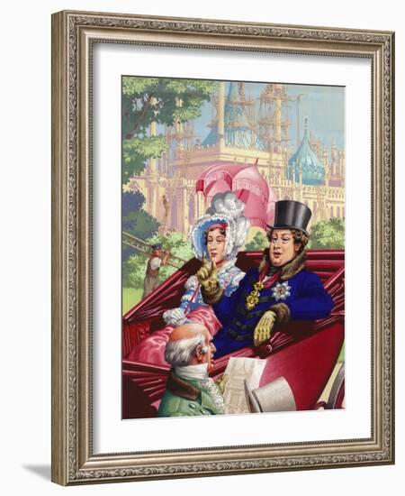 The Prince Regent Visits the Royal Pavilion at Brighton-Pat Nicolle-Framed Giclee Print