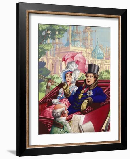 The Prince Regent Visits the Royal Pavilion at Brighton-Pat Nicolle-Framed Giclee Print