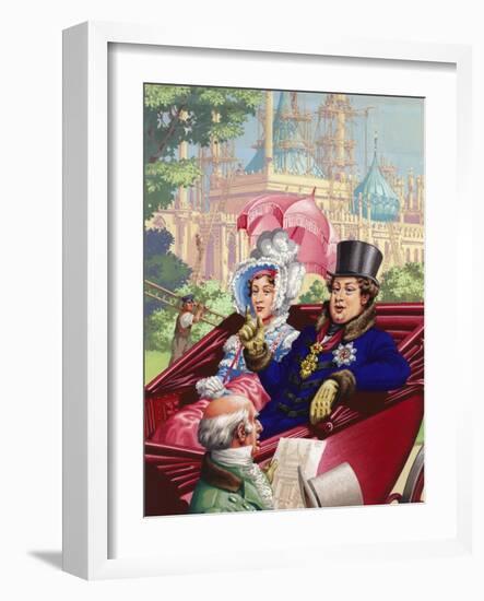 The Prince Regent Visits the Royal Pavilion at Brighton-Pat Nicolle-Framed Giclee Print