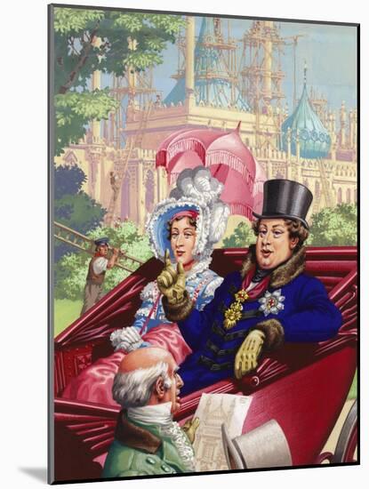 The Prince Regent Visits the Royal Pavilion at Brighton-Pat Nicolle-Mounted Giclee Print