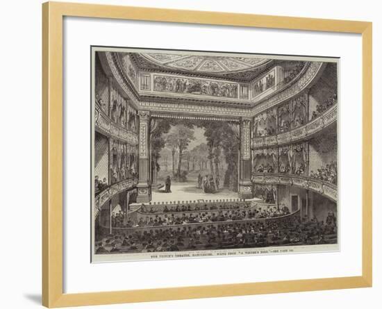 The Prince's Theatre, Manchester, Scene from A Winter's Tale-null-Framed Giclee Print