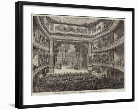 The Prince's Theatre, Manchester, Scene from A Winter's Tale-null-Framed Giclee Print