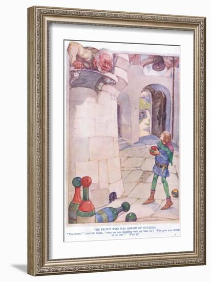 The Prince Who Was Afraid of Nothing-Anne Anderson-Framed Giclee Print