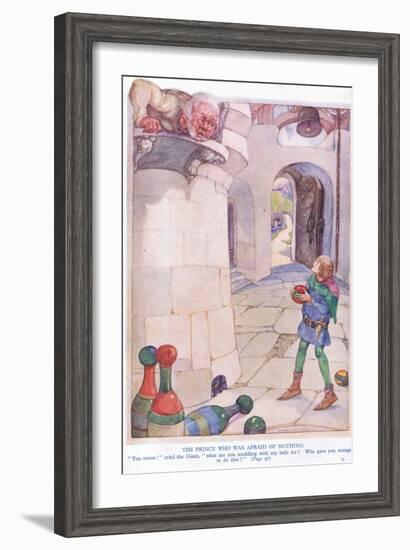 The Prince Who Was Afraid of Nothing-Anne Anderson-Framed Giclee Print