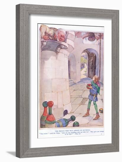 The Prince Who Was Afraid of Nothing-Anne Anderson-Framed Giclee Print