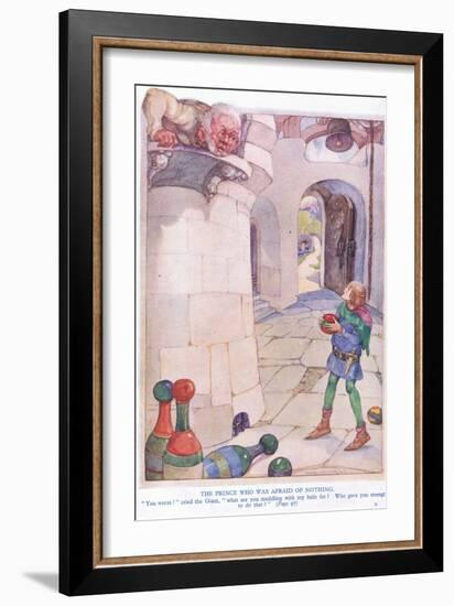 The Prince Who Was Afraid of Nothing-Anne Anderson-Framed Giclee Print