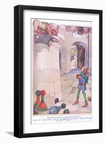 The Prince Who Was Afraid of Nothing-Anne Anderson-Framed Giclee Print