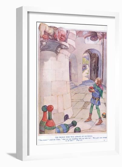 The Prince Who Was Afraid of Nothing-Anne Anderson-Framed Giclee Print