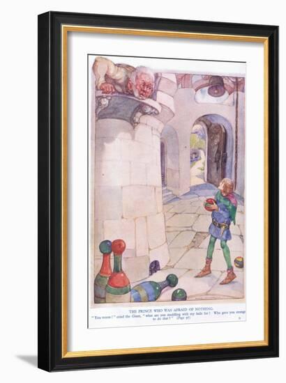 The Prince Who Was Afraid of Nothing-Anne Anderson-Framed Giclee Print