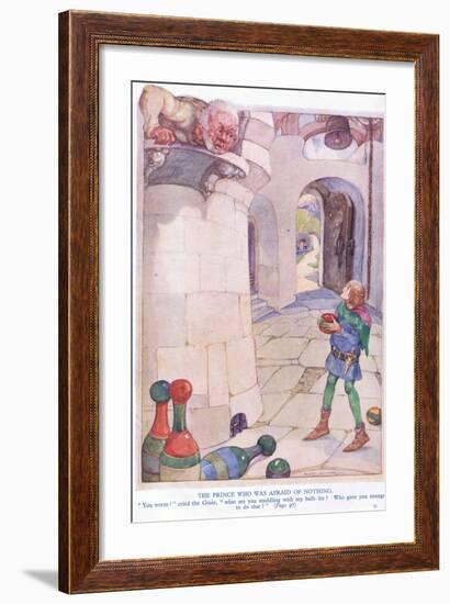 The Prince Who Was Afraid of Nothing-Anne Anderson-Framed Giclee Print