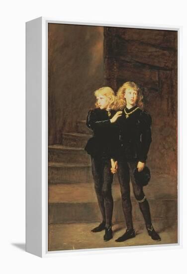 The Princes Edward and Richard in the Tower, 1878-John Everett Millais-Framed Premier Image Canvas