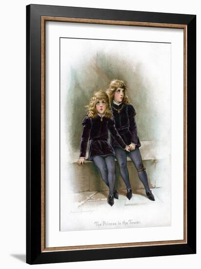 The Princes in the Tower, 1897-Frances Brundage-Framed Giclee Print