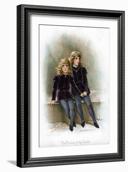 The Princes in the Tower, 1897-Frances Brundage-Framed Giclee Print