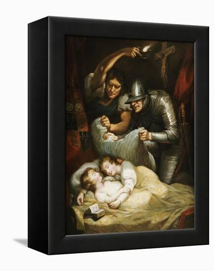 The Princes in the Tower-James Northcote-Framed Premier Image Canvas