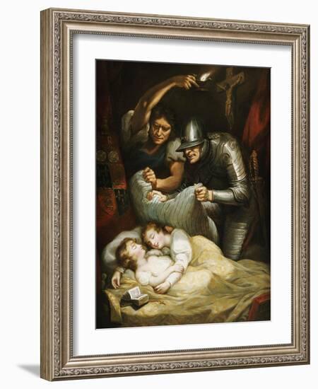 The Princes in the Tower-James Northcote-Framed Giclee Print