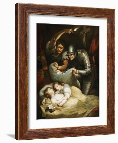 The Princes in the Tower-James Northcote-Framed Giclee Print