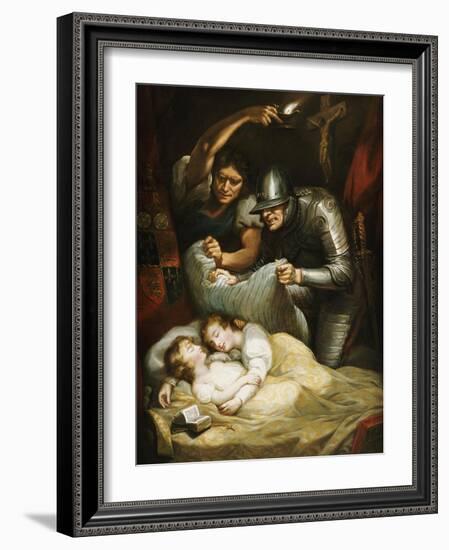 The Princes in the Tower-James Northcote-Framed Giclee Print