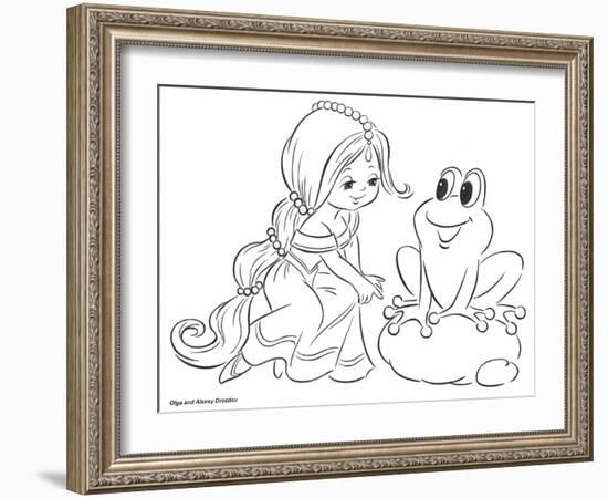 The Princess and the Frog-Olga And Alexey Drozdov-Framed Giclee Print