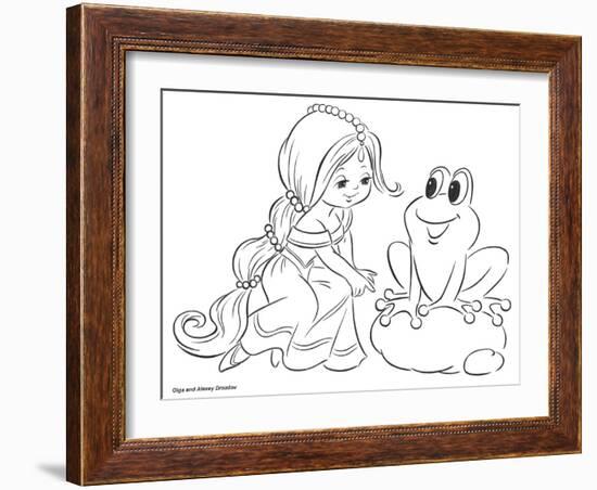 The Princess and the Frog-Olga And Alexey Drozdov-Framed Giclee Print