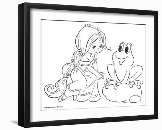 The Princess and the Frog-Olga And Alexey Drozdov-Framed Giclee Print