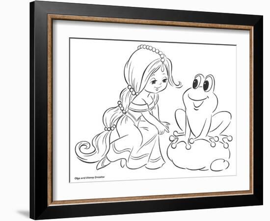 The Princess and the Frog-Olga And Alexey Drozdov-Framed Giclee Print