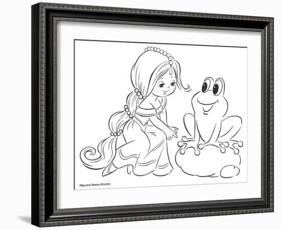 The Princess and the Frog-Olga And Alexey Drozdov-Framed Giclee Print