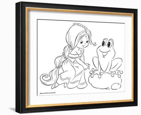 The Princess and the Frog-Olga And Alexey Drozdov-Framed Giclee Print