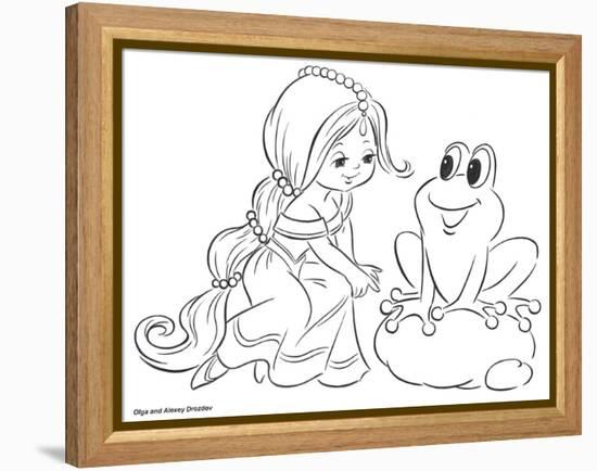 The Princess and the Frog-Olga And Alexey Drozdov-Framed Premier Image Canvas