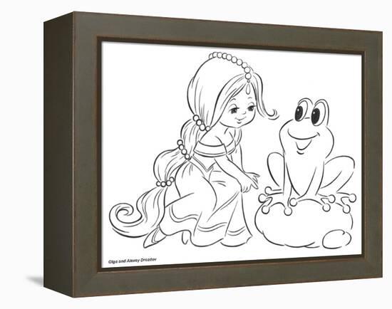 The Princess and the Frog-Olga And Alexey Drozdov-Framed Premier Image Canvas