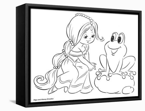 The Princess and the Frog-Olga And Alexey Drozdov-Framed Premier Image Canvas