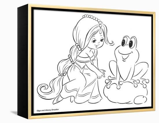 The Princess and the Frog-Olga And Alexey Drozdov-Framed Premier Image Canvas