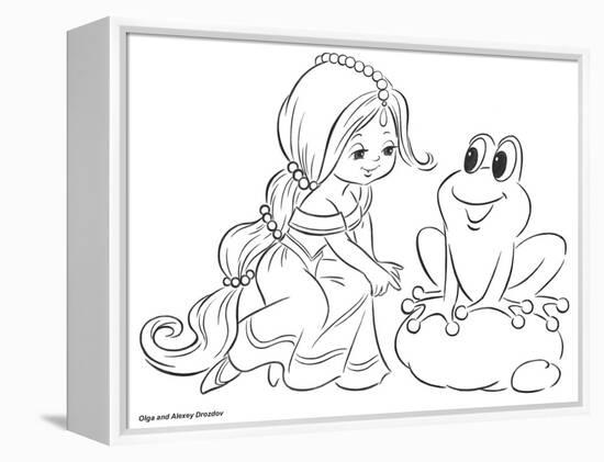 The Princess and the Frog-Olga And Alexey Drozdov-Framed Premier Image Canvas